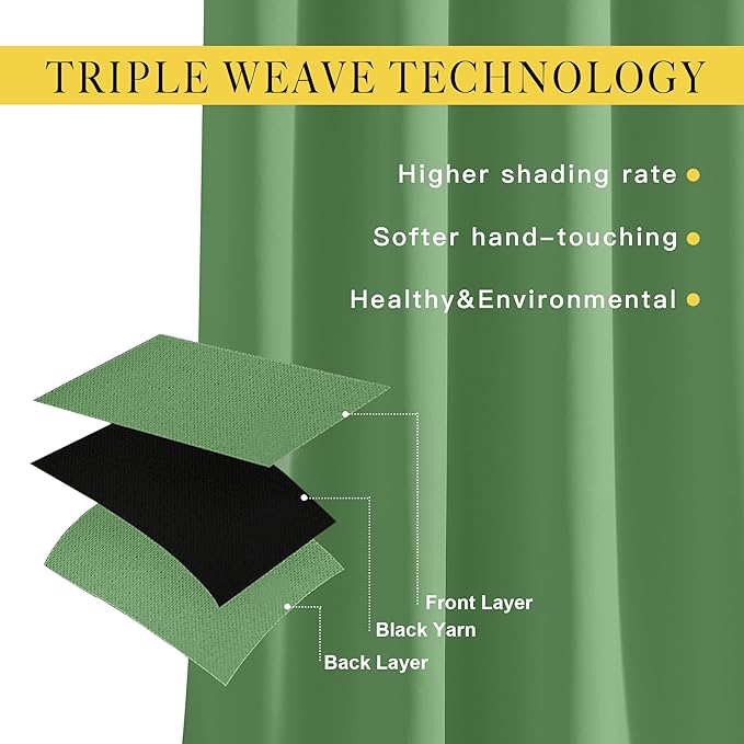NICETOWN Blackout Room Divider Curtains - Image 4