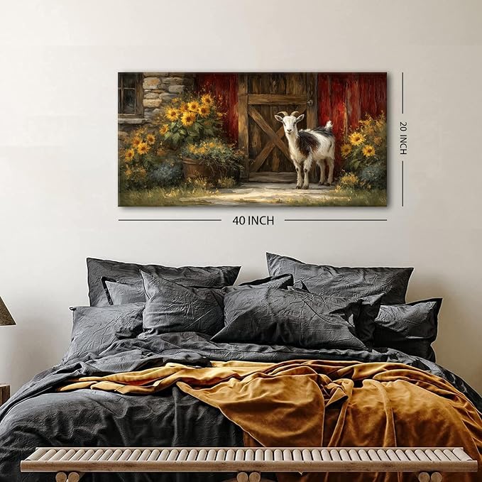 Farmhouse Sunflower Wall Art Fall Kitchen Decor Rustic Cabin Decor Country - Image 6
