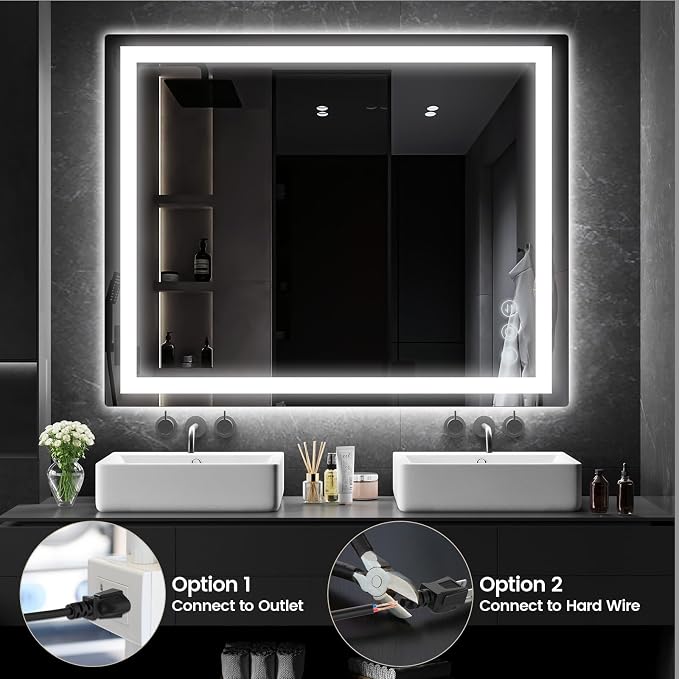 Memobarco 32"x 40" Bathroom Mirror - Image 8