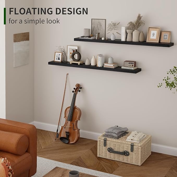 Marsmiles Wood Floating Shelves - Image 2