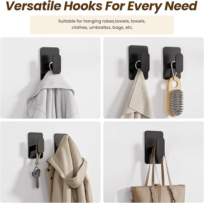 Large Heavy Duty Wall Hooks - 26lb Max - Image 7