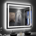 LOAAO 40"X36" LED Bathroom Mirror by LOAAO