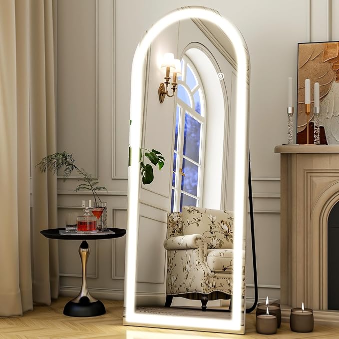 Easly 21"x56" Arched Full Length Mirror - Image 4