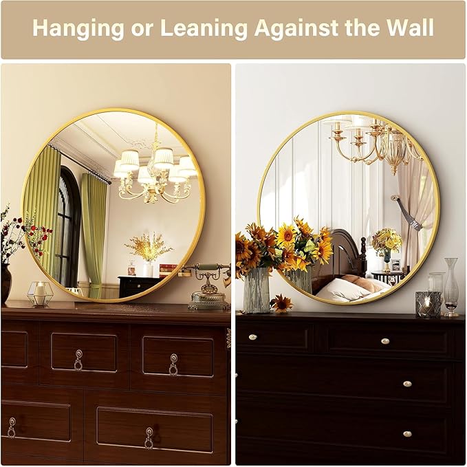 HARRITPURE 28" Round Mirror - Image 4