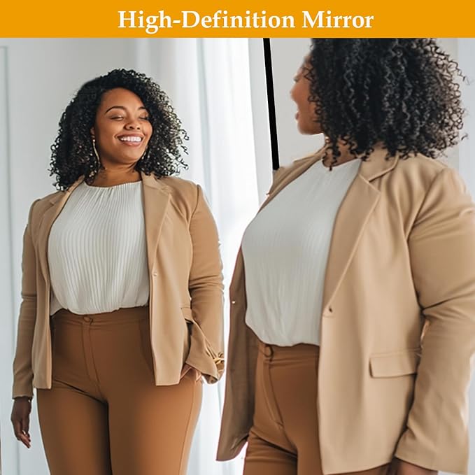 Dewfig Arched Full Length Mirror, Full Body Mirrors - Image 6