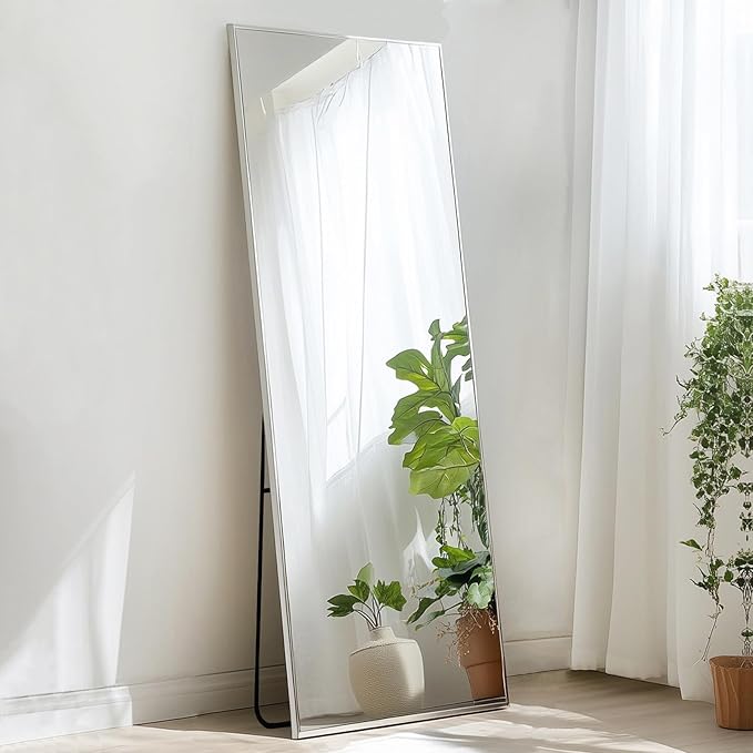Sunniry Full Length Mirror 56x16 inch, Stand Up Mirror by Sunniry