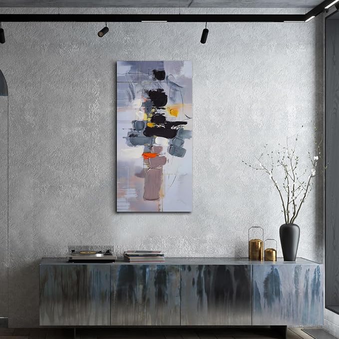 Ardemy Abstract Wall Art for Living Room Canvas Art Wall Decor, Modern Textured - Image 6