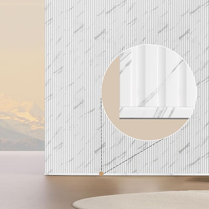 OUZUGIE 8-Pack 57 Inches, WPC Slat Wall Panel Trim, Corner Guard - Image 5