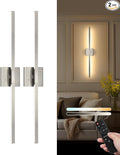 Rayogale Rechargeable Battery Operated Wall Sconce Set of Two, 24 Inch by Rayogale