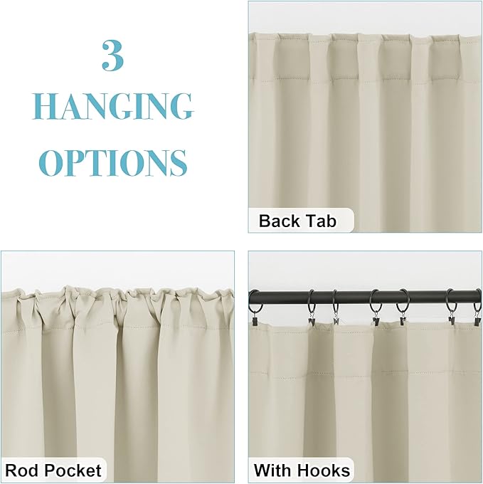 RYB HOME Small Window Curtains - Image 6
