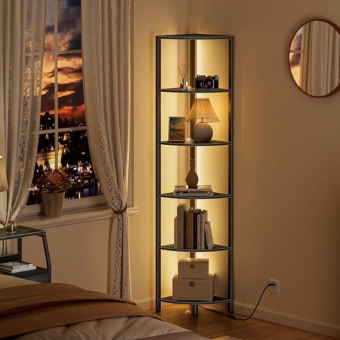 Furnulem 6 Tier Corner Shelf - Image 3