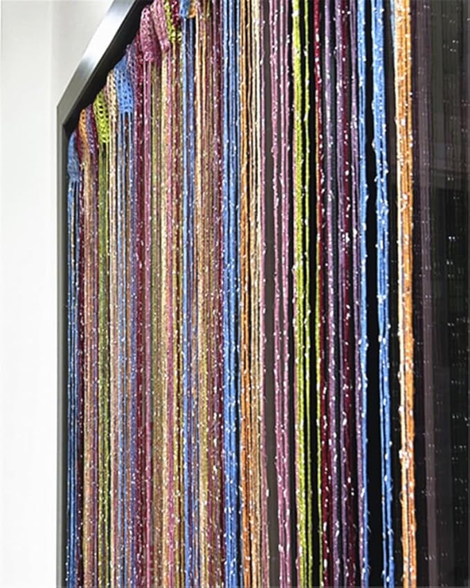 ave split Decorative Door String Curtain Wall Panel Fringe Window Room Divider - Image 3
