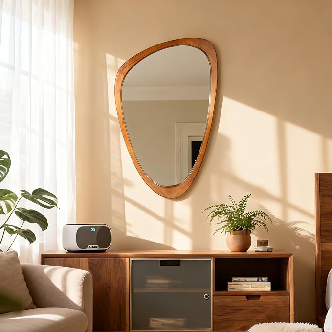 Irregular Wall Mirror Asymmetrical Bathroom Mirror, Wall Mounted Decorative - Image 6