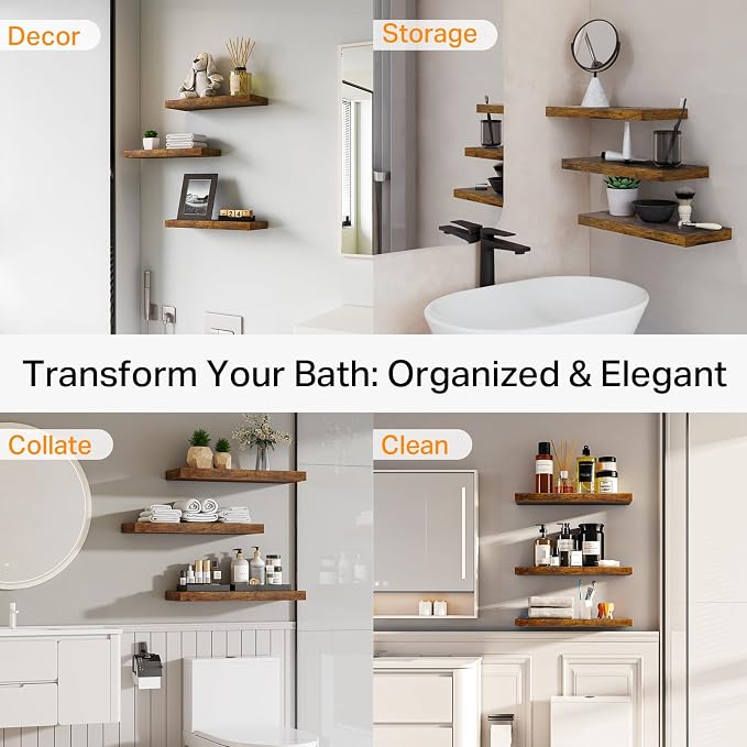 BAYKA Bathroom Floating Shelves - Image 8