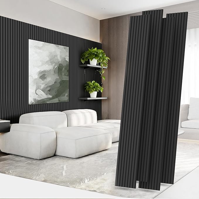 RITOLLO 4 Pack Wood Panels for Wall, 92.5"×12.6" Wood Slat Acoustic Panels for by Ritollo