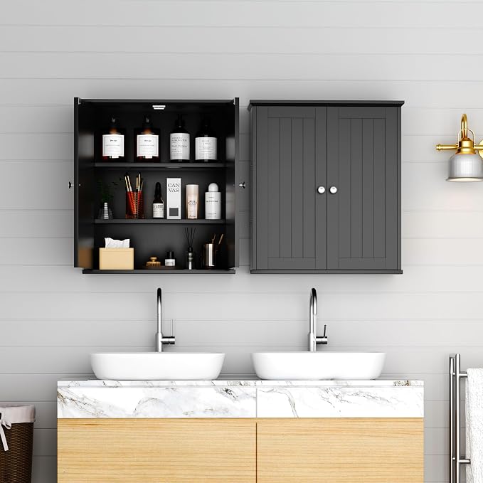 Shintenchi Bathroom Wall Medicine Cabinet - Image 4