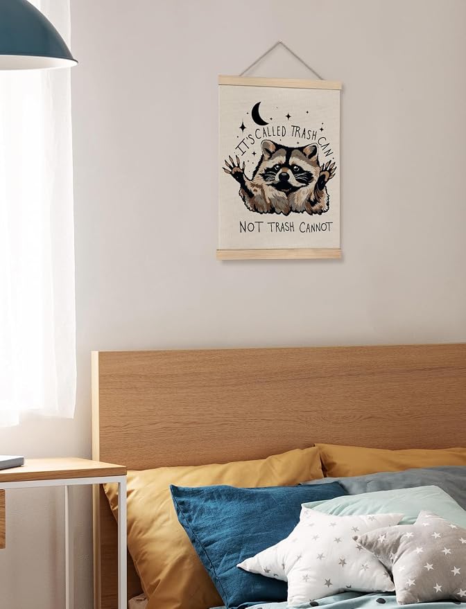 Foritho Funny Motivational Raccoon Poster Wall Art Framed, Gifts - Image 3