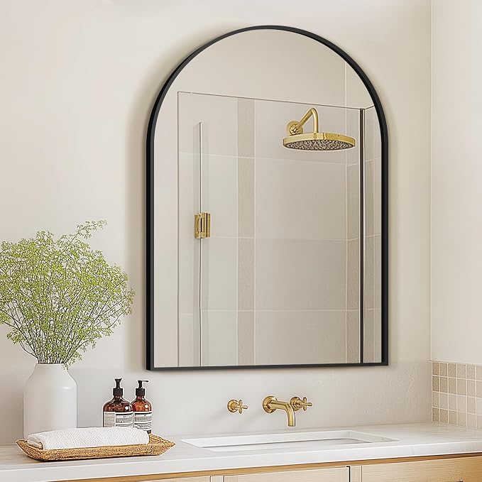 Arched Bathroom Mirror for Wall, HD Glass Over Sink for Bathroom - Image 6