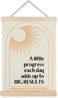 Supwhd Boho Positive Affirmations Wall Decor, Inspirational Add Up to Big by Homedecoration