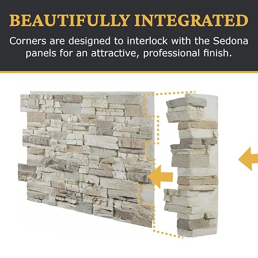 AZ Faux High-Density Polyurethane Faux Stone Interlocking Outside Corner - Image 7