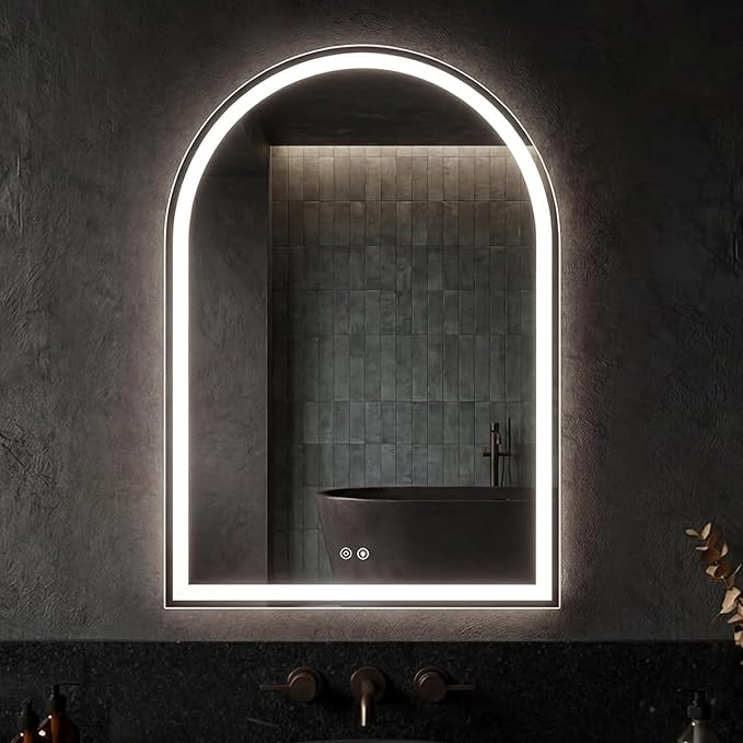 Sweetcrispy 28"×36" LED Bathroom Mirror by Sweetcrispy