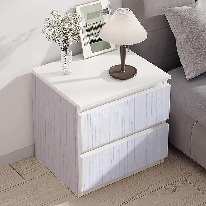 White Grasscloth Peel and Stick Wallpaper Vintage Texture Removable Waterproof - Image 9