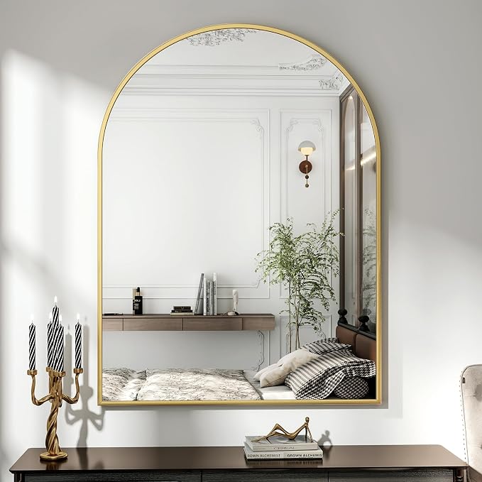 XRAMFY 32"x48" Arched Bathroom Mirror - Image 9