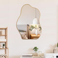 BOMINICA Irregular Wall Mirror Asymmetrical Mirror, Decorative Wall Mirror by BOMINICA