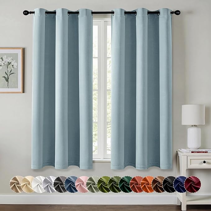 MIULEE Blackout Curtains for Bedroom Living Room 2 Panels, Thermal Insulated by MIULEE