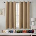 MIULEE Blackout Curtains for Bedroom Living Room 2 Panels, Thermal Insulated by MIULEE