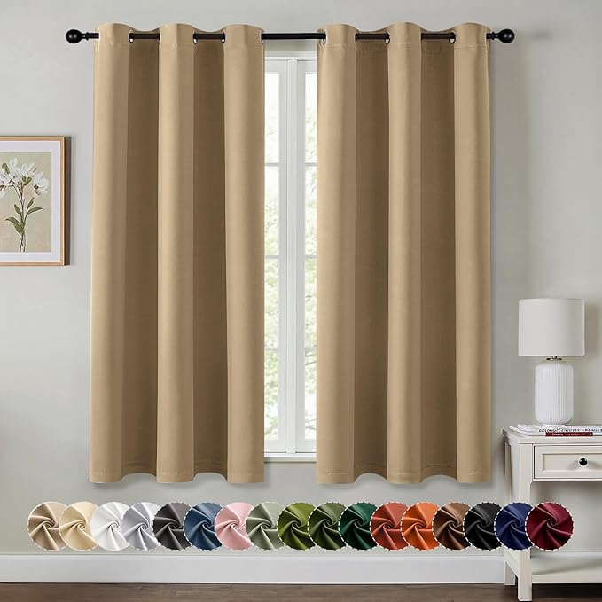 MIULEE Blackout Curtains for Bedroom Living Room 2 Panels, Thermal Insulated by MIULEE