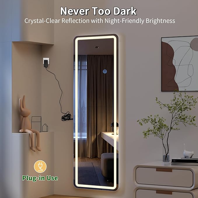 Koonmi Full Length Mirror Door Hanging - Image 5