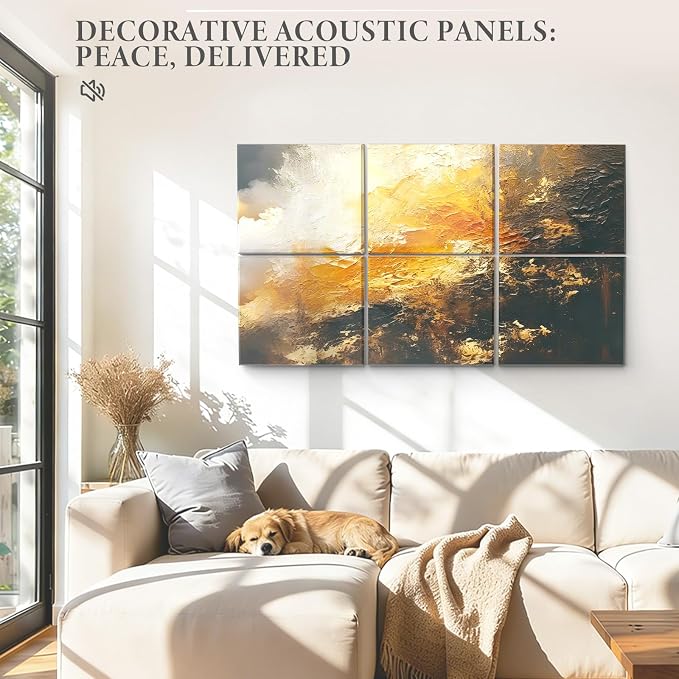 JBER Acoustical Wall Panels, 47.2×27 Inches Art Acoustic Panels, Decorative - Image 6