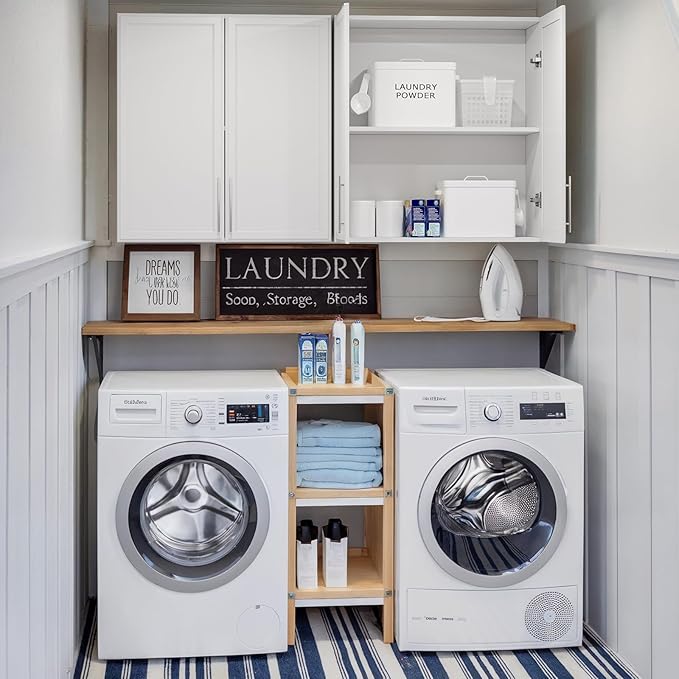 FIMELLO 60" Laundry Room Wall Cabinets - Image 6