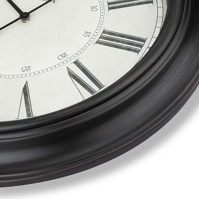 Westclox 20 inch Traditional Wall Clock Battery-Operated Clock - Image 3