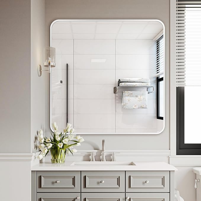 Delma Bathroom Vanity Mirror, High-Definition Bathroom Mirror, Versatile - Image 7