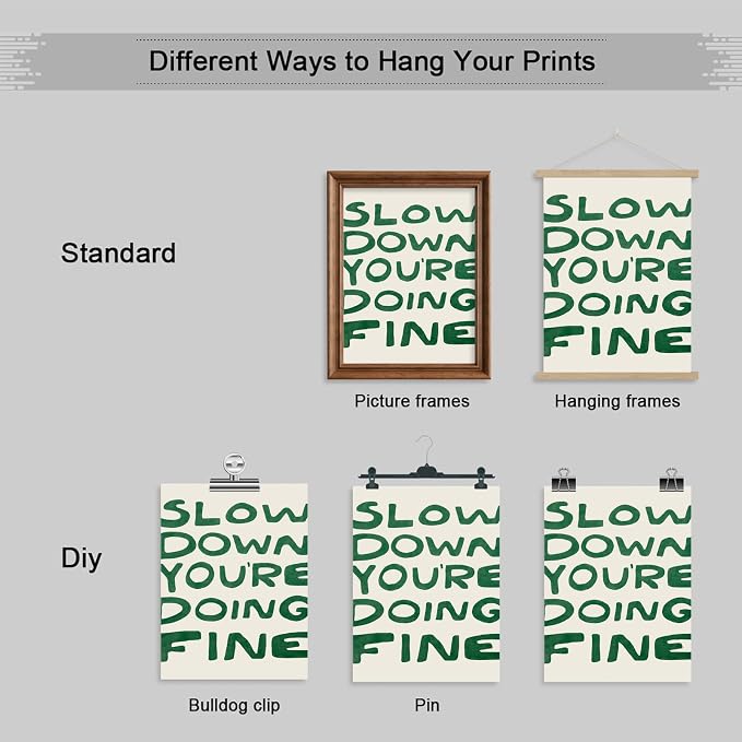 Yaasilinage Daily Reminder Positive Canvas Wall Art, Positive Affirmations Wall - Image 2