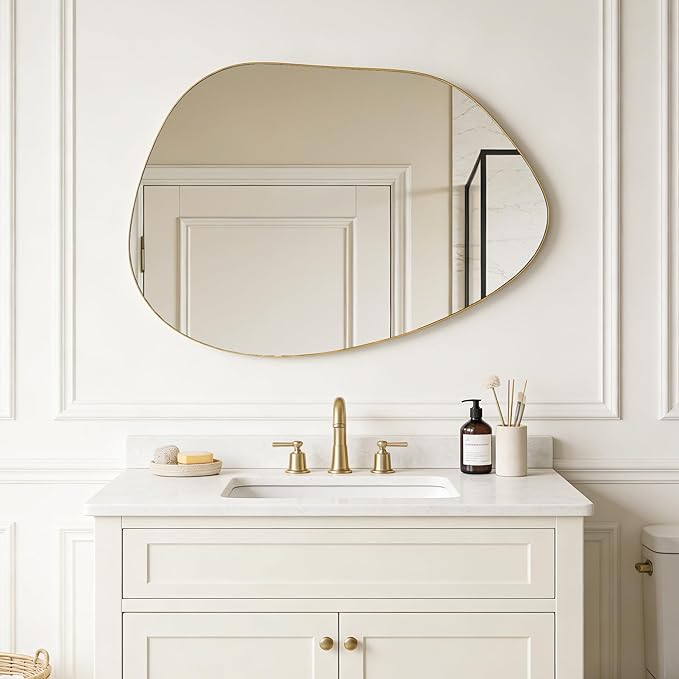 Irregular Wall Mirror Asymmetrical Mirror, Decorative Modern Mirror, Tempered - Image 2