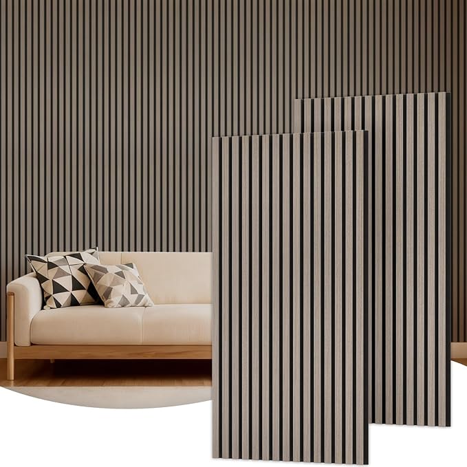 TONOR Wood Wall Panels for Wall, 2 Pack 47.2" x 23.6"/ 120 x60cm Acoustic Wall by TONOR