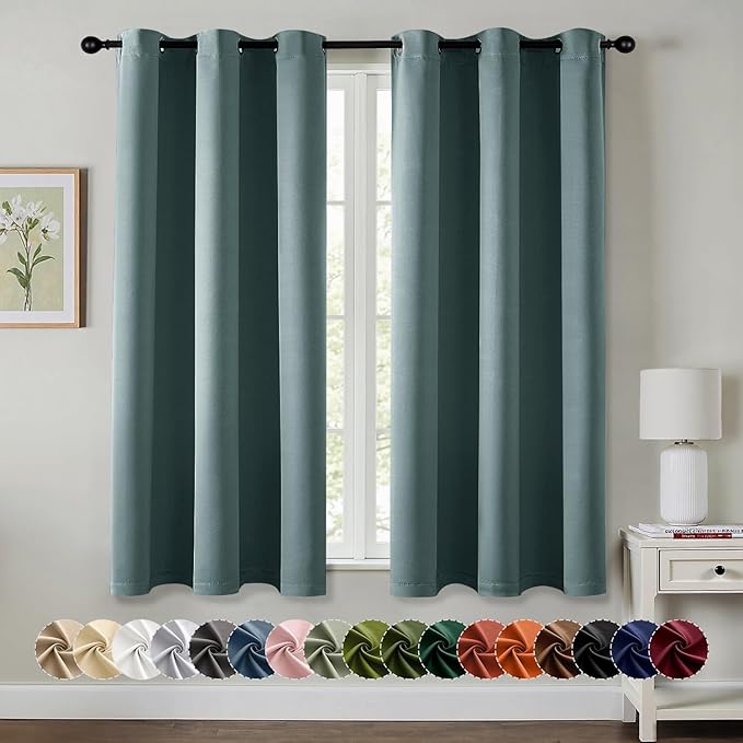 MIULEE Blackout Curtains for Bedroom Living Room 2 Panels, Thermal Insulated by MIULEE