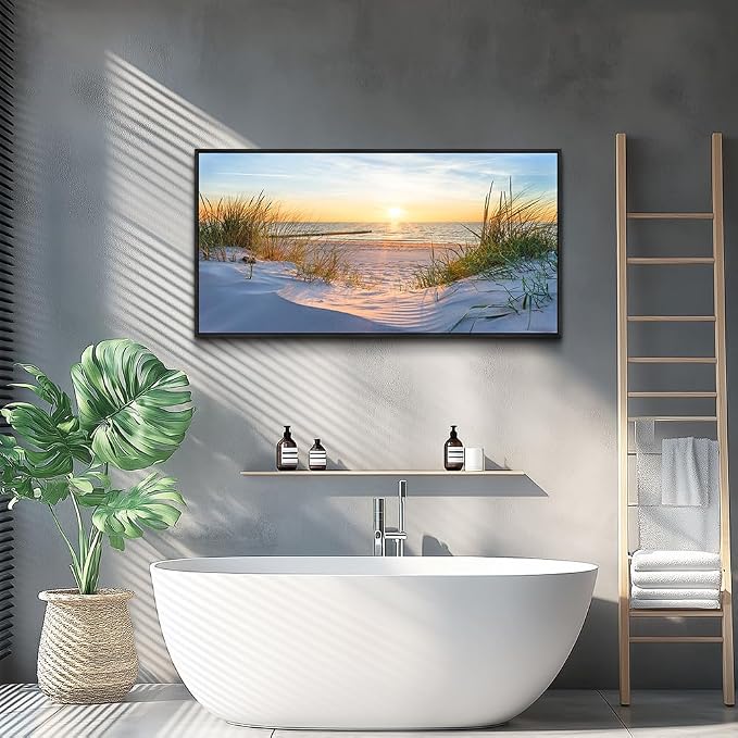 MHARTK66 Large Wall Art for Living Room Modern Wall Decor for Bedroom Beach - Image 9