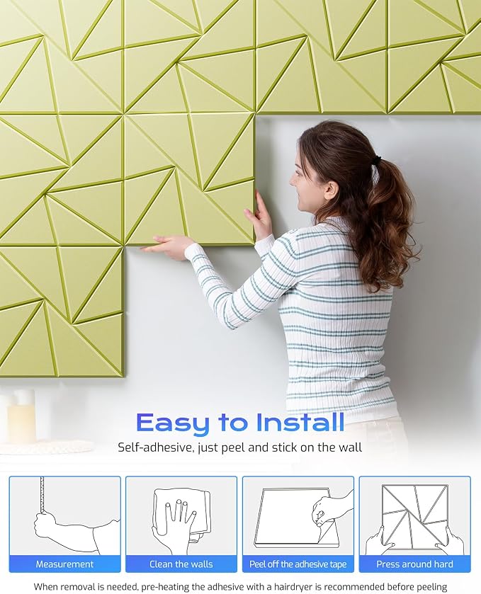 12 Pack Acoustic Panels, Sound Proof Foam Panels - Image 6