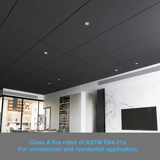 Art3d 12-Pack Smooth Drop Ceiling Tile 2ft x 2ft - Image 7