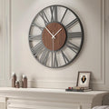 Cuspin 30 Inch Large Wall Clock, Silent Non Ticking Battery Operated Roman by Cuspin