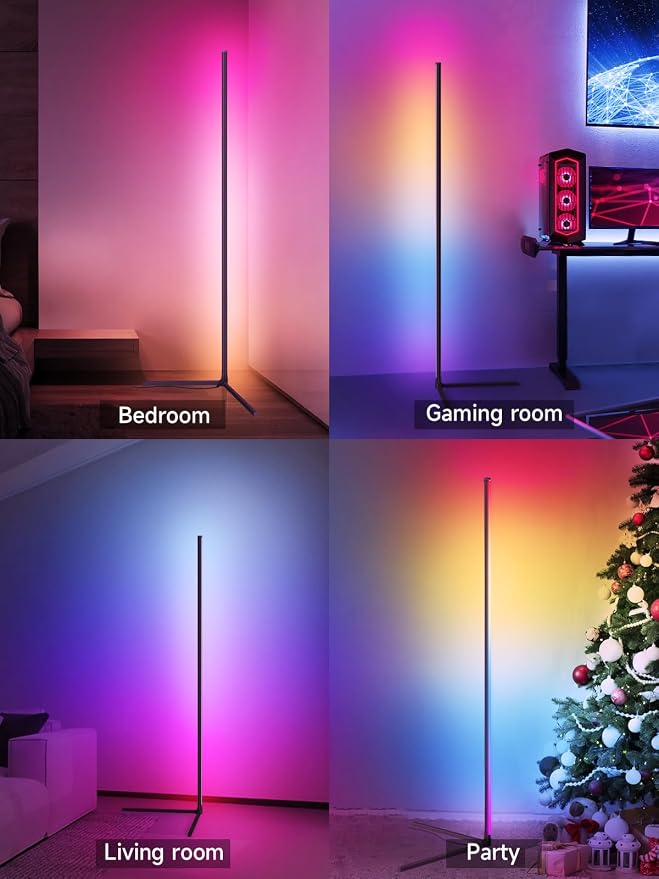 Tyute Floor Lamp, RGB LED Corner Lamp - Image 6
