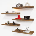 RICHER HOUSE 5 Set Floating Shelves by RicherHouse