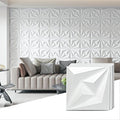 AMZDEPOT 3D Wall Panels for Interior Wall Decor, 3 Layout Options PVC Textured by AMZDEPOT