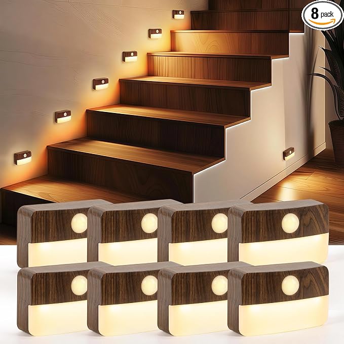 Guankai 8 Pack Motion Sensor Stair Light by Guankai