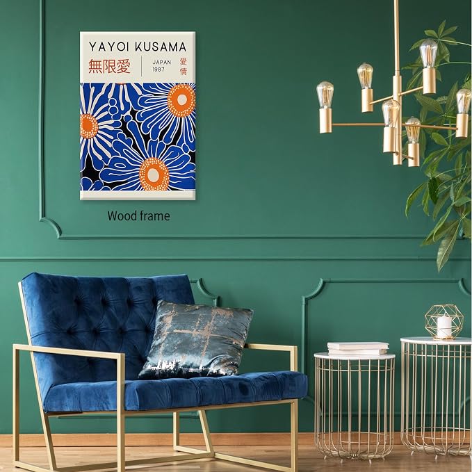 Yayoi Kusama Print Vintage Japanese Wall Art Abstract Yayoi Kusama Poster - Image 6