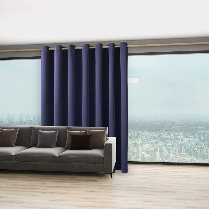 BONZER Room Divider Curtain Total Privacy Wall Extra Wide Thermal Insulated - Image 6